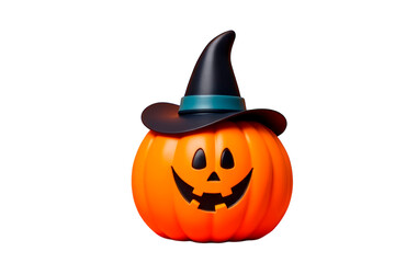 halloween pumpkin with hat