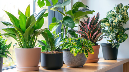 Fototapeta premium Health benefits of indoor plants