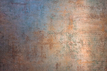 Grunge corrugated metal background, rusty steel texture