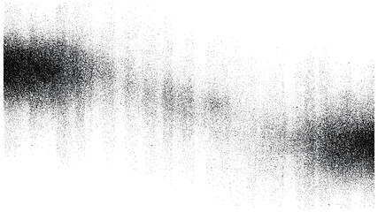 Monochrome grain noise overlay, abstract sand texture with stipple grain pattern, grainy halftone background. Gritty vector illustration with rough vintage distress, speckled dust effect