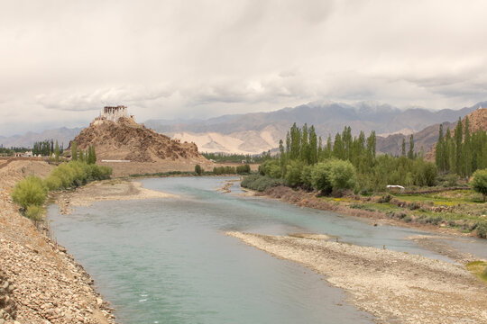 Stakna Monastery on the Indus River in Ladakh, India
