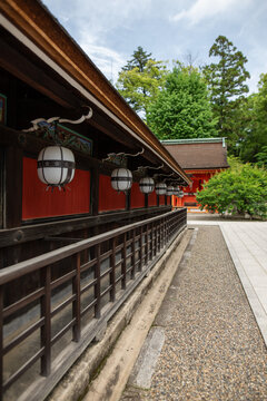 Traditional architecture of Kitano Tenmangu Shrine