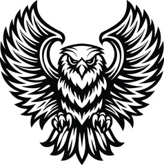 Eagle Mascot Vector Logo