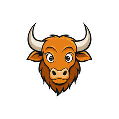 Creative Buffalo Head Vector Style