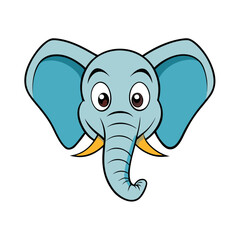 Creative Elephant Head Vector Style