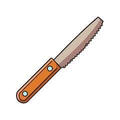 Creative Fillet Knife Vector Style