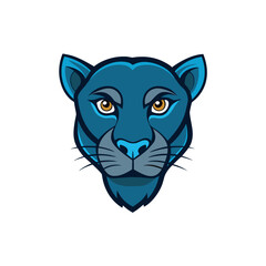 Creative Panther Head Vector Style