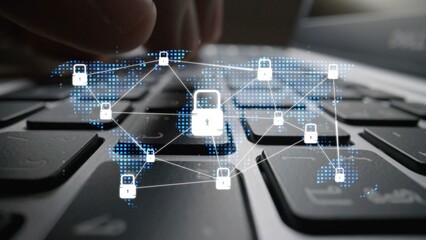 Cyber security protection and cyber security strategies against cyber threats, system hacks,...