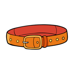Creative Dip Belt Vector Style on White