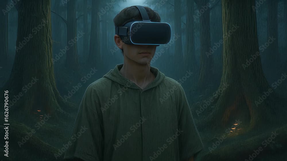 Poster Exploring Virtual Reality in a Dark Forest Setting With Immersive Technology Experience