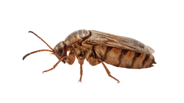 Unusual hybrid creature with insect body and mouse head isolated on the transparent background futuristic animal concept - Powered by Adobe