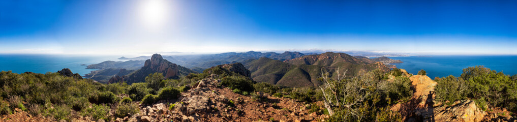 360 view of mountain