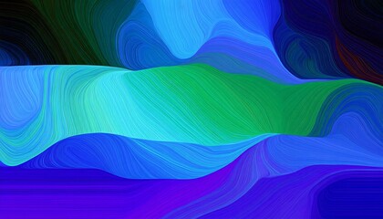 Obraz premium Abstract, flowing, vibrant color design