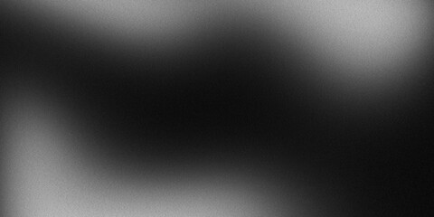 Black white grainy texture background, dark noise grunge gradient, abstract banner header poster cover backdrop design