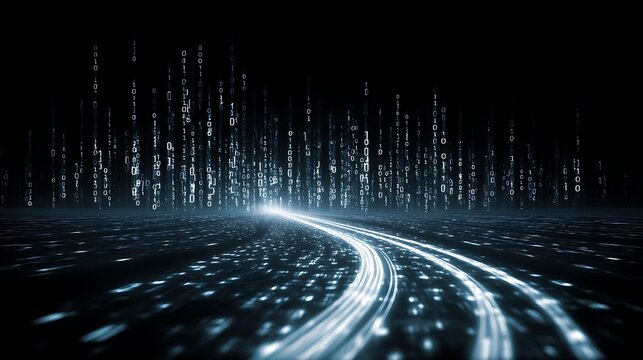 Awesome photo of  binary code