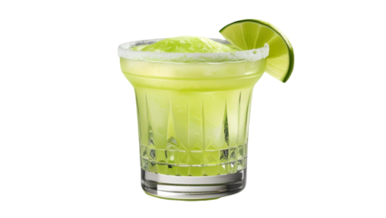 mojito cocktail isolated on white background