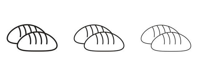 Steamed bread icon. Hand drawn minimalism style vector illustration