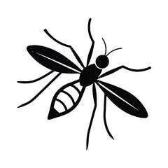 mosquito-line-art-icon-with-dynamic-posture--wings.eps