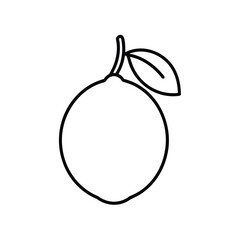 minimalist-lemon-icon-with-clean-lines-and-a-simpl.eps