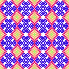 Geometric ethnic pattern traditional Design for background,carpet,wallpaper,clothing,wrapping,Batik,fabric