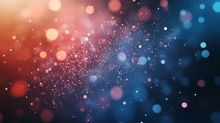 Fototapeta premium Vivid colored dots glowing with soft dreamy effect high resolution picture