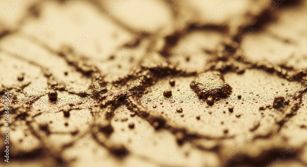 Poster golden texture background - close-up macro shot of a luxurious golden texture with intricate pattern