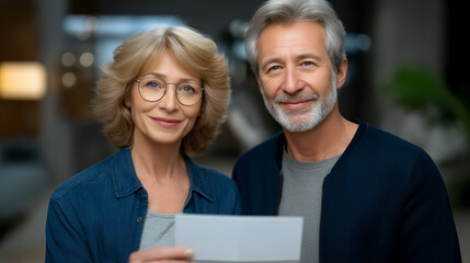 Couple discussing pension and retirement plans in a peaceful setting