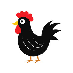 vector illustration of a cartoon bird