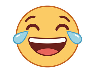 vector happy smiley face with smile