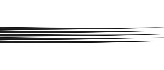 simple hand drawn thin to thick line design vector.