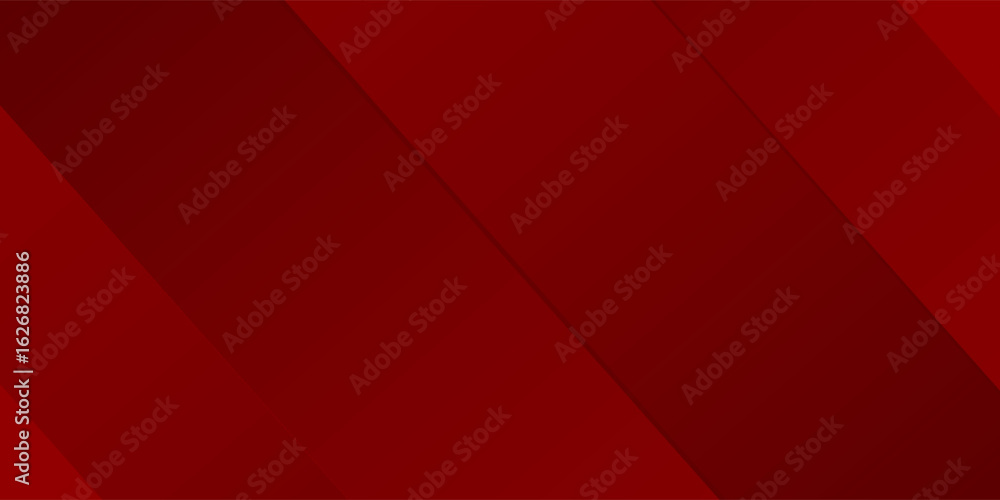 Aufkleber red line with white architecture futuristic background minimal concept vector illustration subtle de