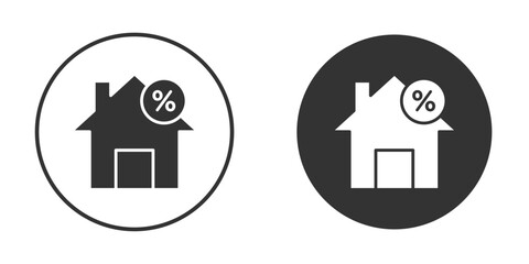 Fixed rate mortgage icon