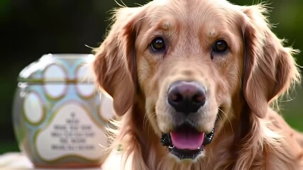 Golden Memories Celebrating a Beloved Pet's Life and Legacy