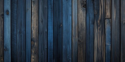 Vertical planks of dark-toned wood with a bluish tint