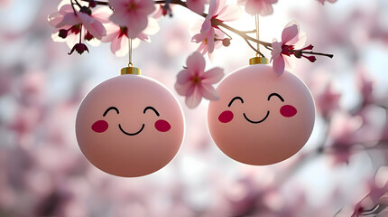 pink easter eggs