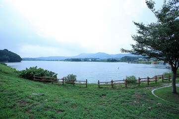 Yongin, Republic of Korea. Yongdam Reservoir