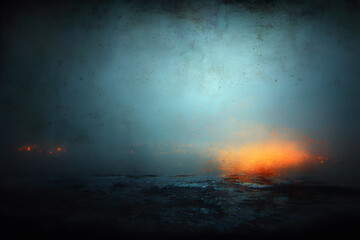 Obraz premium Abstract gritty background - dark, dim, murky and gloom texture - negative, spooky and mysterious style