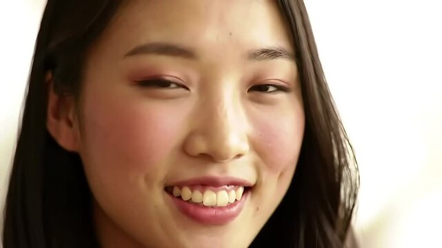 A Radiant Smile Beauty, Makeup, and Smiling Young Woman