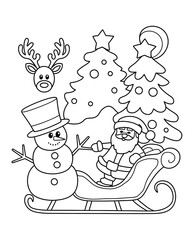 snowman with a snowman