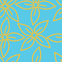 seamless pattern with flowers