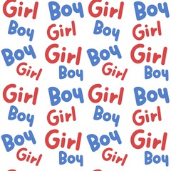 Seamless pattern with playful 