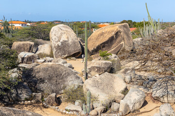 The garden surrounding the Ayo and Casibari rock formations, huge tonalite boulders, believed to have been formed by volcanic activity millions of years ago.