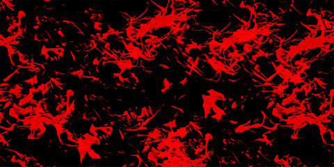 Fiery Red Abstract Background Digital Art Projects Ideal for Posters Banners. Dark seamless pattern red background marble wall texture for design. Defocused Lights and Dust Particles.