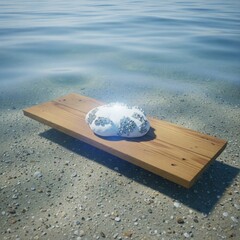 Obraz premium Oceanic Relic Product Presentation