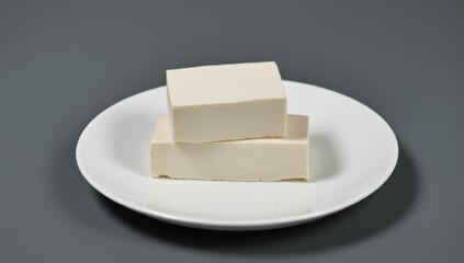 Delicious tofu in a square inch