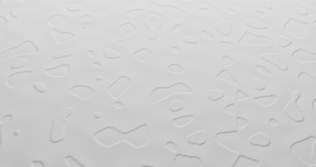 Abstract white shape background. 3d rendering.	