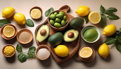 fresh plant based recipes featuring avocados and lemons create delightful culinary experience