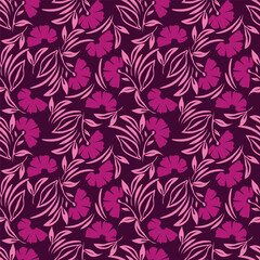 Allover Floral Print design with Beautiful Flower Bunches and attractive background.