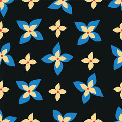 Allover Floral Print design with Beautiful Flower Bunches and attractive background.