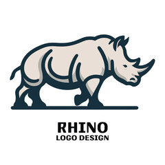 Rhino Vector Logo Design